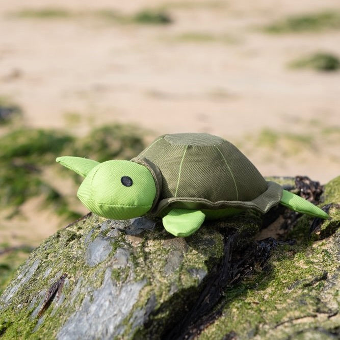 PETFACE PLANET Tessi Turtle Plush Dog Toy