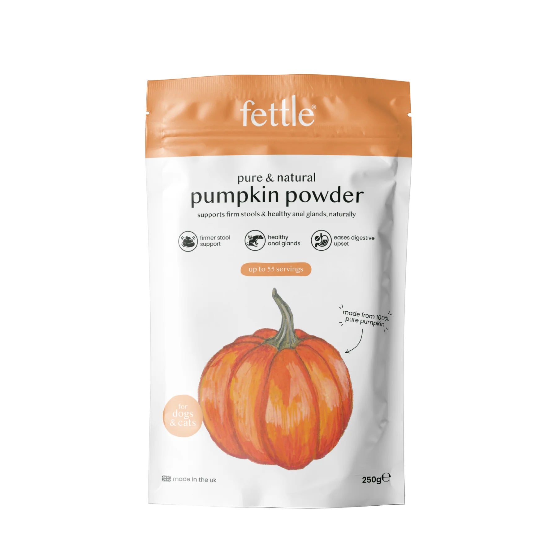 Fettle Pure & Natural Pumpkin Powder