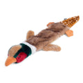 PETFACE Multi Squeak Pheasant Plush Dog Toy